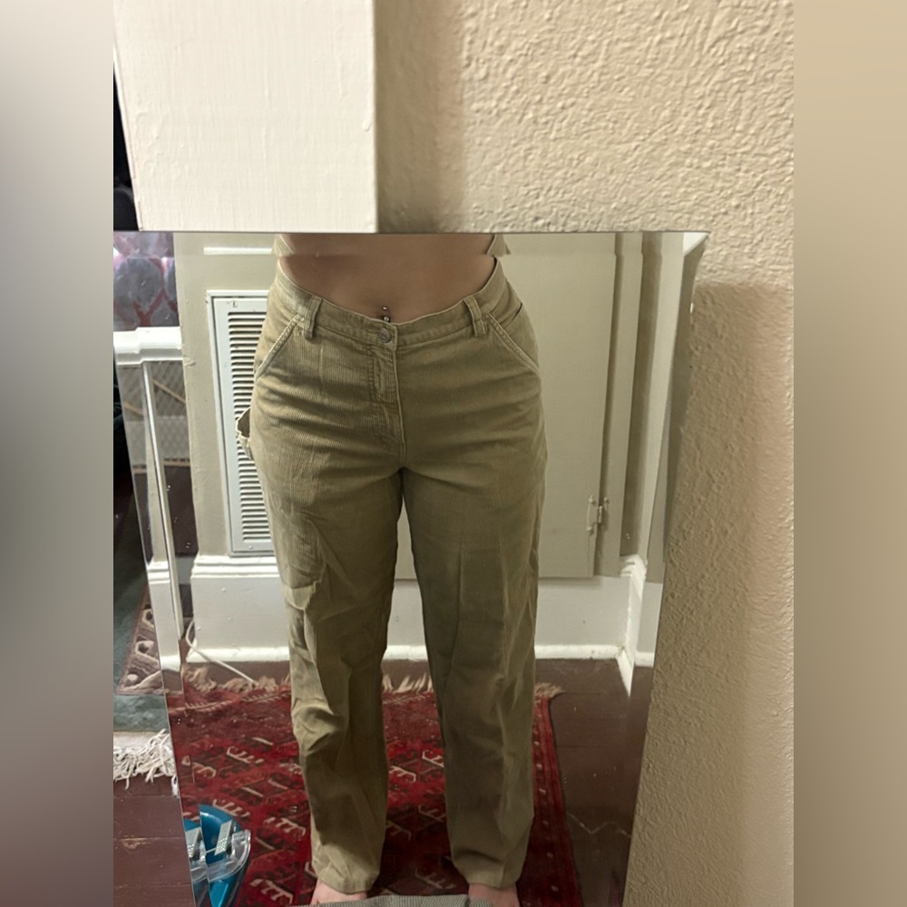 The Limited Beige Corduroy Trousers